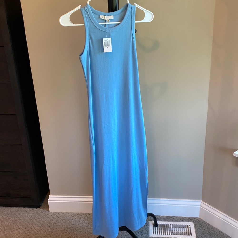 Hyfve blue ribbed dress size S
